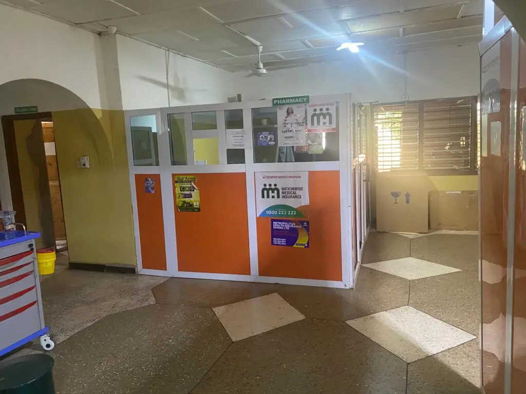 Mansusu Hospital facility and medical equipment